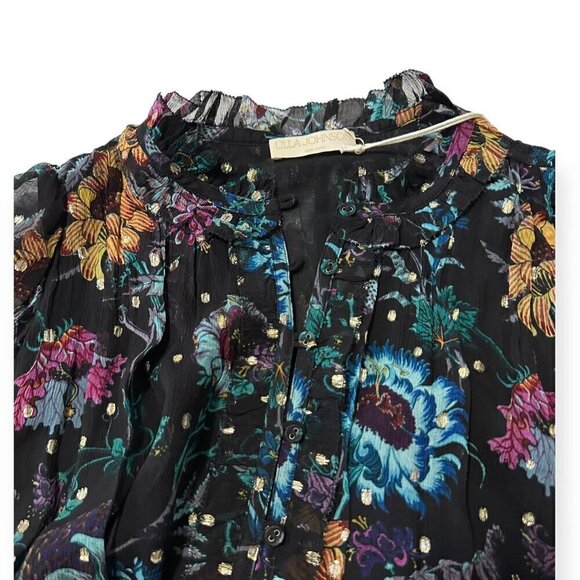 Ulla Johnson Anais Dress in Black Iris,   Size 0, ‎ Silk  New with tags - Picture 13 of 16